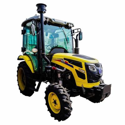 4wd 농업 농업용 트랙터 60 에이치피는 부품들과 4대 바퀴식 트랙터를 청색화합니다