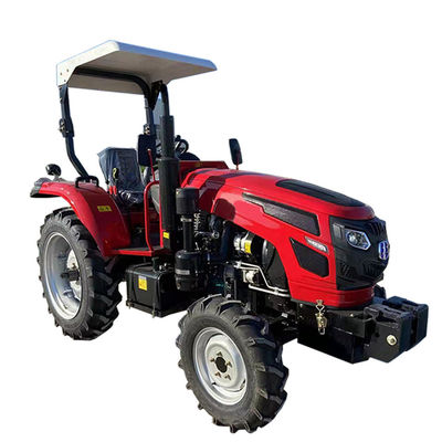 4wd 농업 농업용 트랙터 60 에이치피는 부품들과 4대 바퀴식 트랙터를 청색화합니다